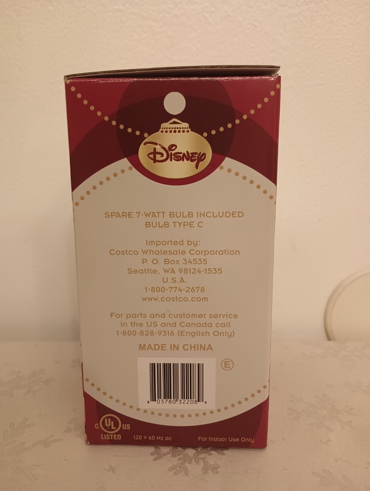 Disney Pluto & Mickey Mouse Nightlight Christmas Tree Doghouse Plug In