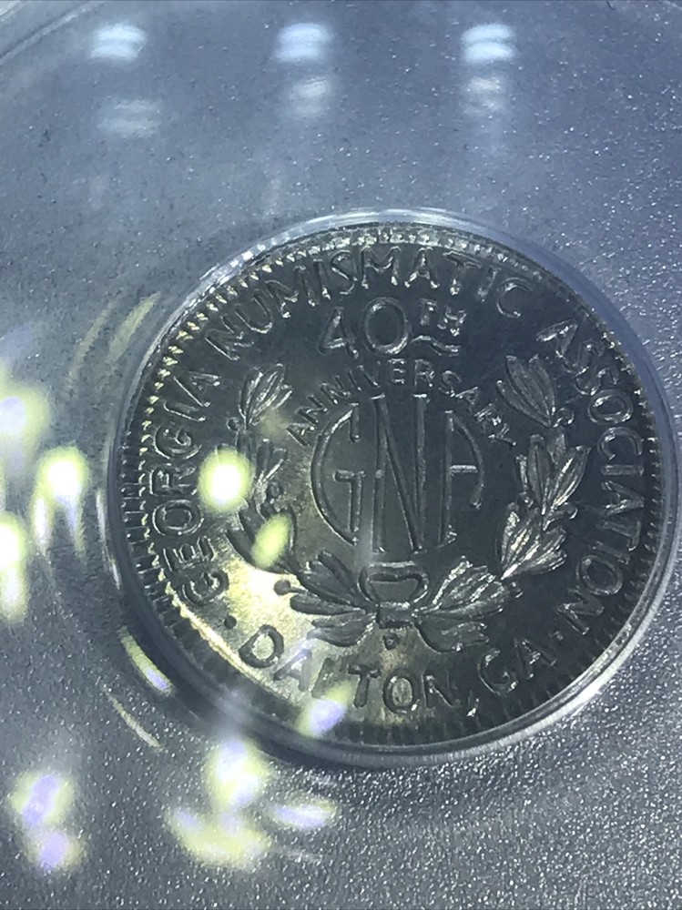 🔥‼️MS64‼️🔥2004 GNA 🔥40th Anniversary 3 Cent Token🔥 ”Mini Mint”Gallery Mint