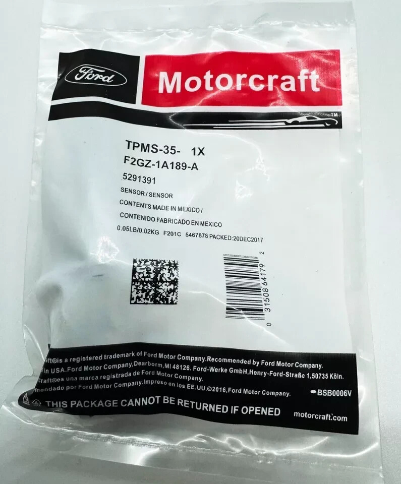 4X TPMS 35 OEM F2GZ1A189AB Tire Pressure Sensor For Ford F150 Explorer Mustang