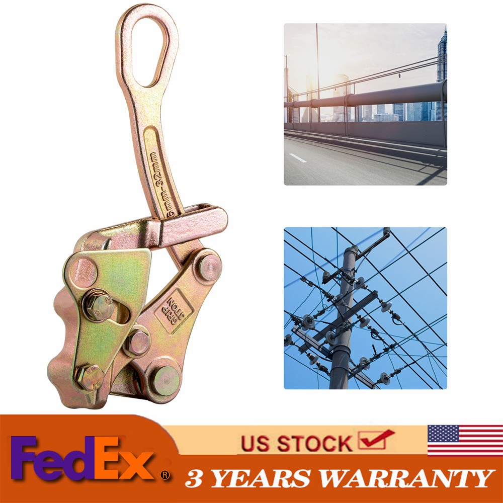 3 Ton Alloy Steel Multifunctional Cable Wire Rope Haven Grip Hand Pulling Puller