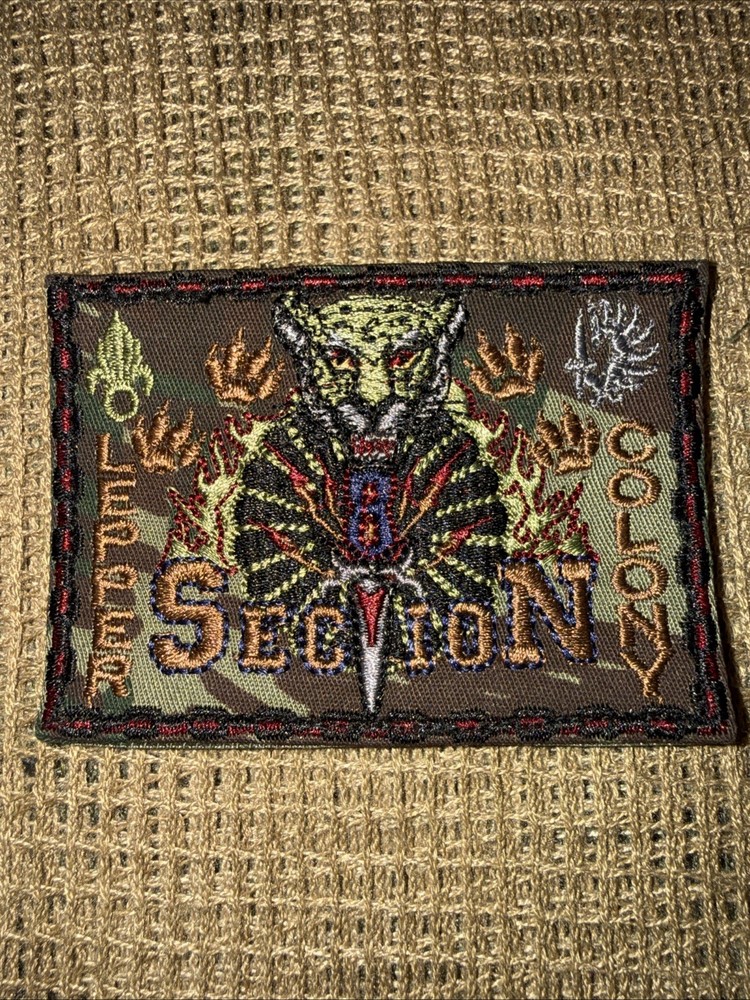 French Foreign Legion LEPPER COLONY 8 Section Commando Camo Afgan War Patch