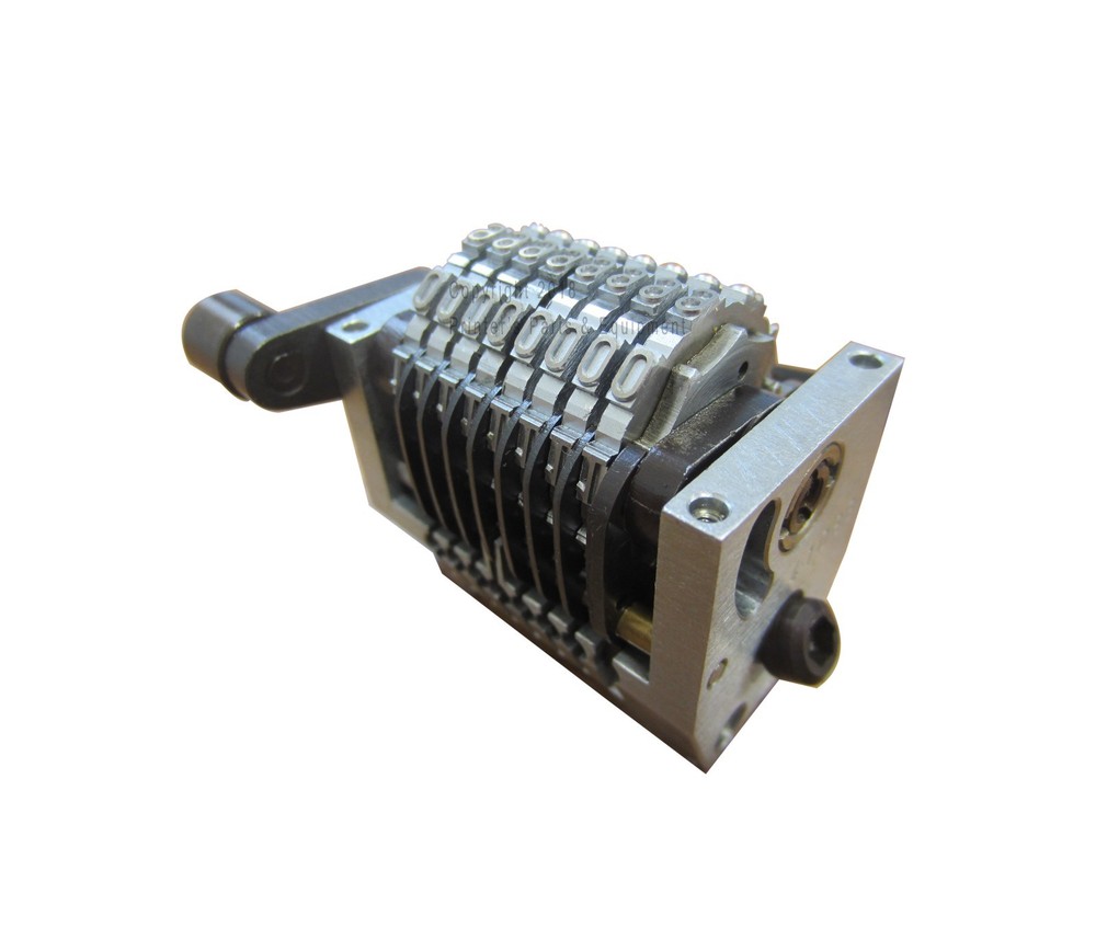 Numbering Machine 16.7in Morgana 8 Digits Straight Backward