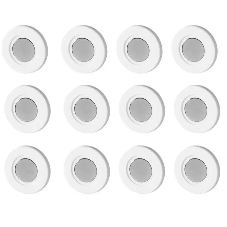 12pcs Magnetic Remote Holder Wall Mount Adhesive TV Remote Organizer - NEW