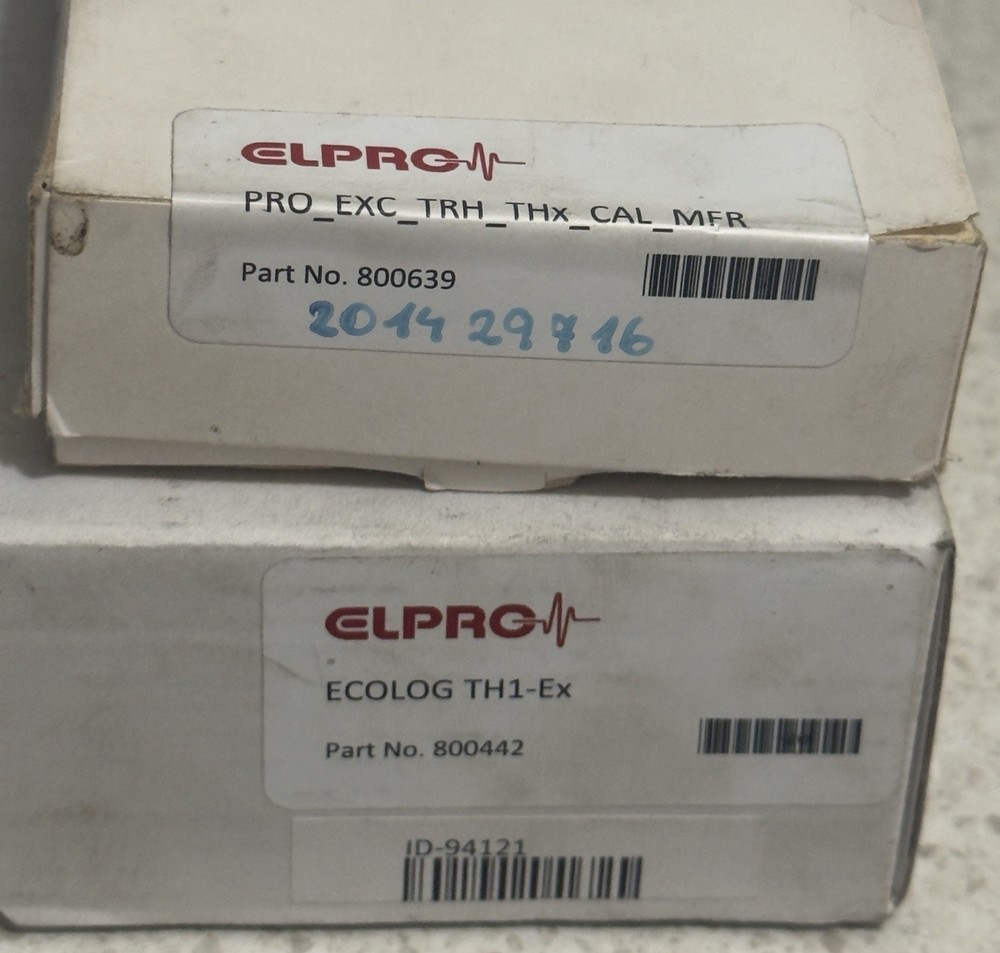 ELPRO ECOLOG TH1 Data Logger Bundle – BRAND NEW – GxP Compliant + Extra