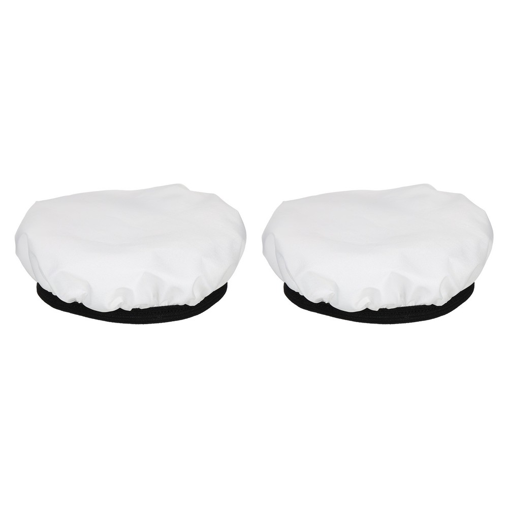 2PCS 7" 18cm Soft Diffuser Lamp Cover Cloth Diffuser Strobe Lamp Sock White