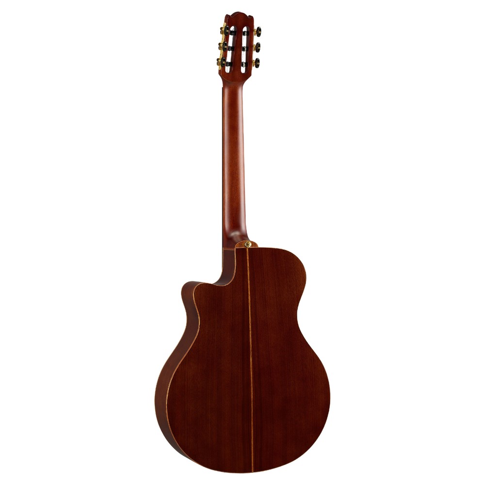 Yamaha NTX5 Thinline Acoustic-Electric Classical Guitar, Solid Spruce Top