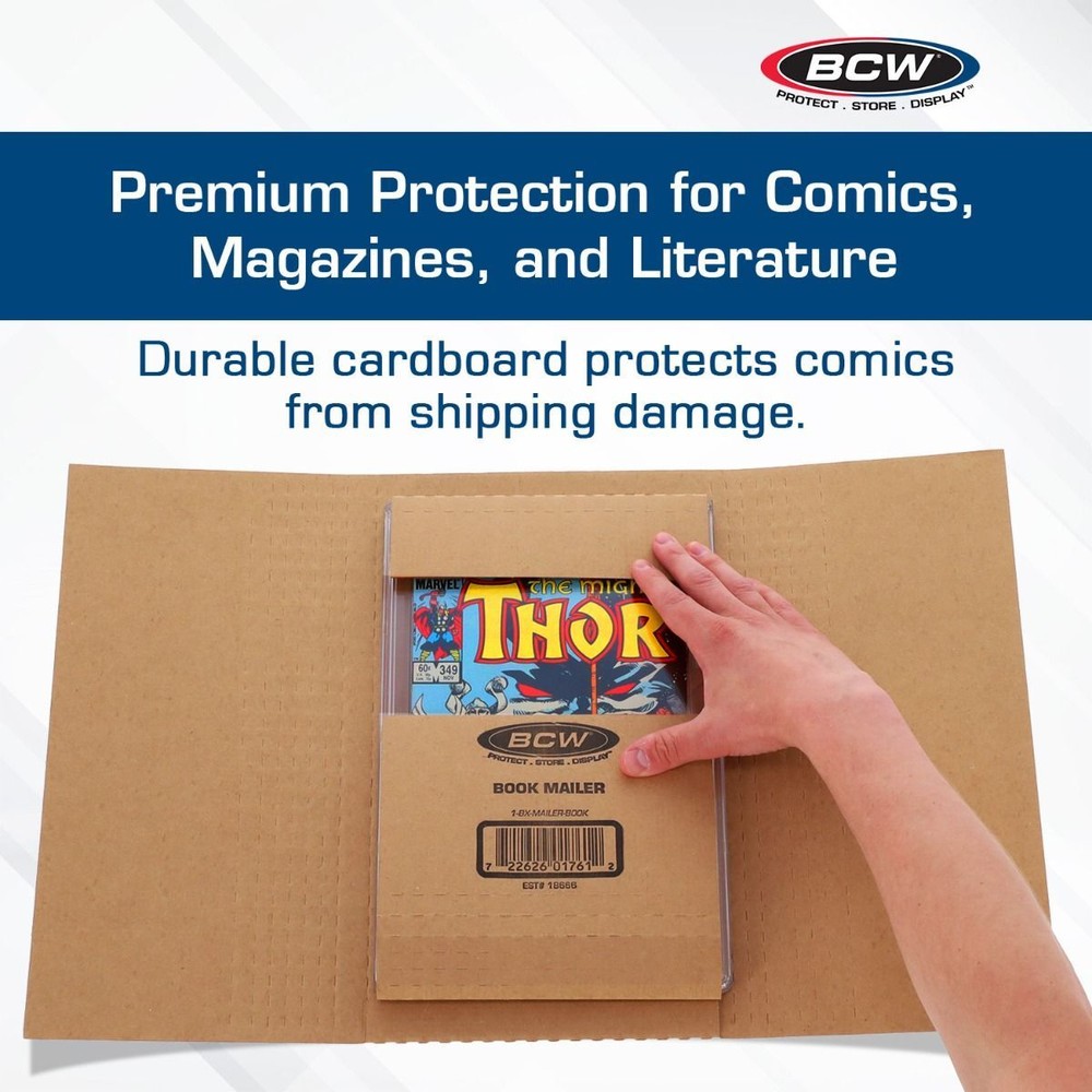 5 BCW Wrap Mailers for Comic Books