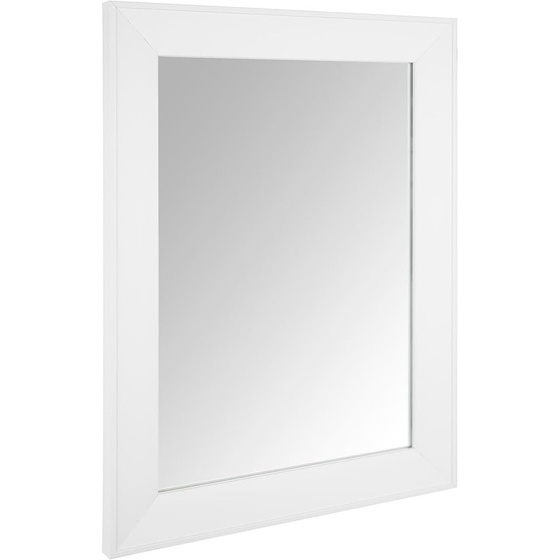 Beveled Edge Rectangular Wall Mirror Clear Reflection Easy Install Home Décor US