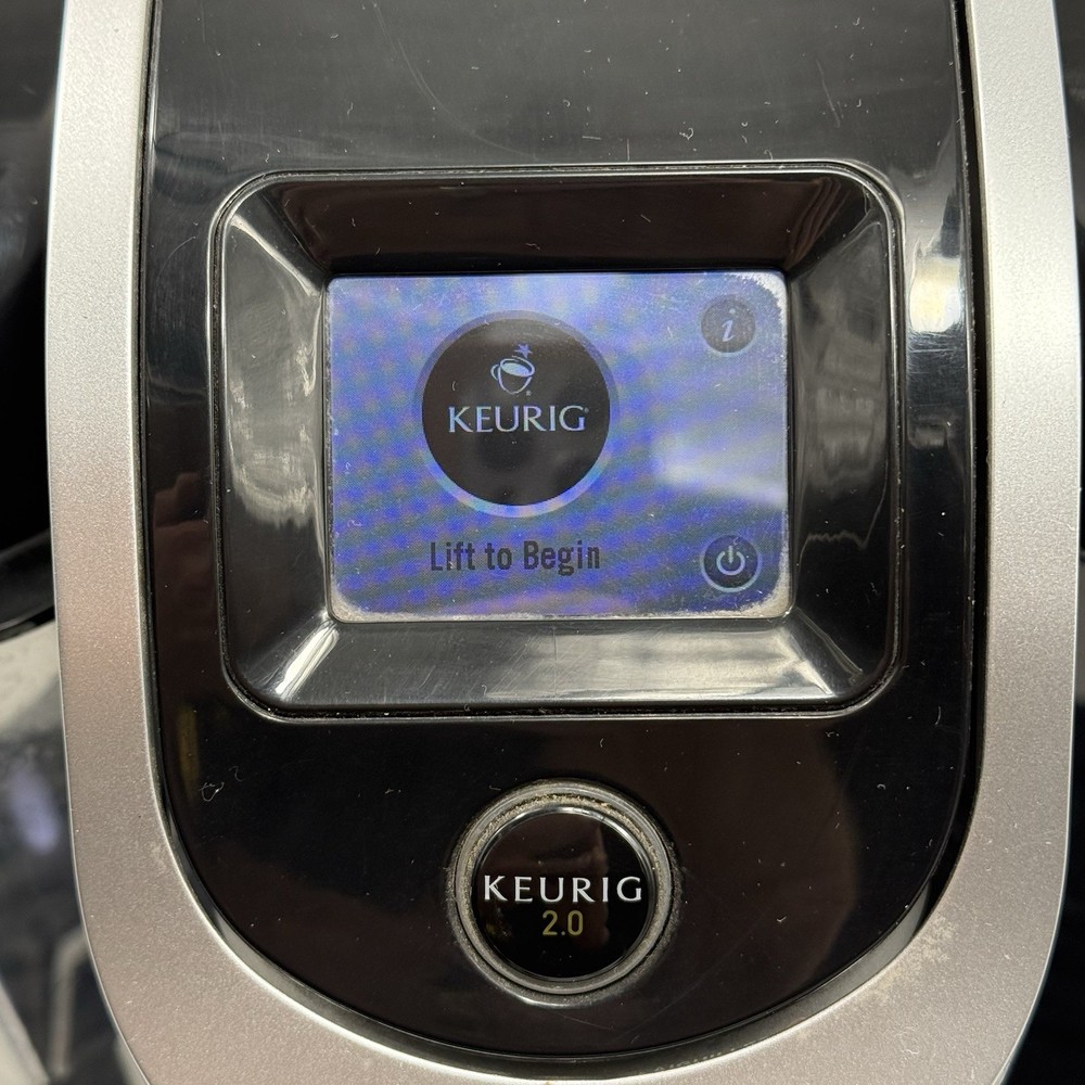 Keurig K2.0 300 Programmable Coffee Maker Touch Display TESTED K-Cup Pod Black
