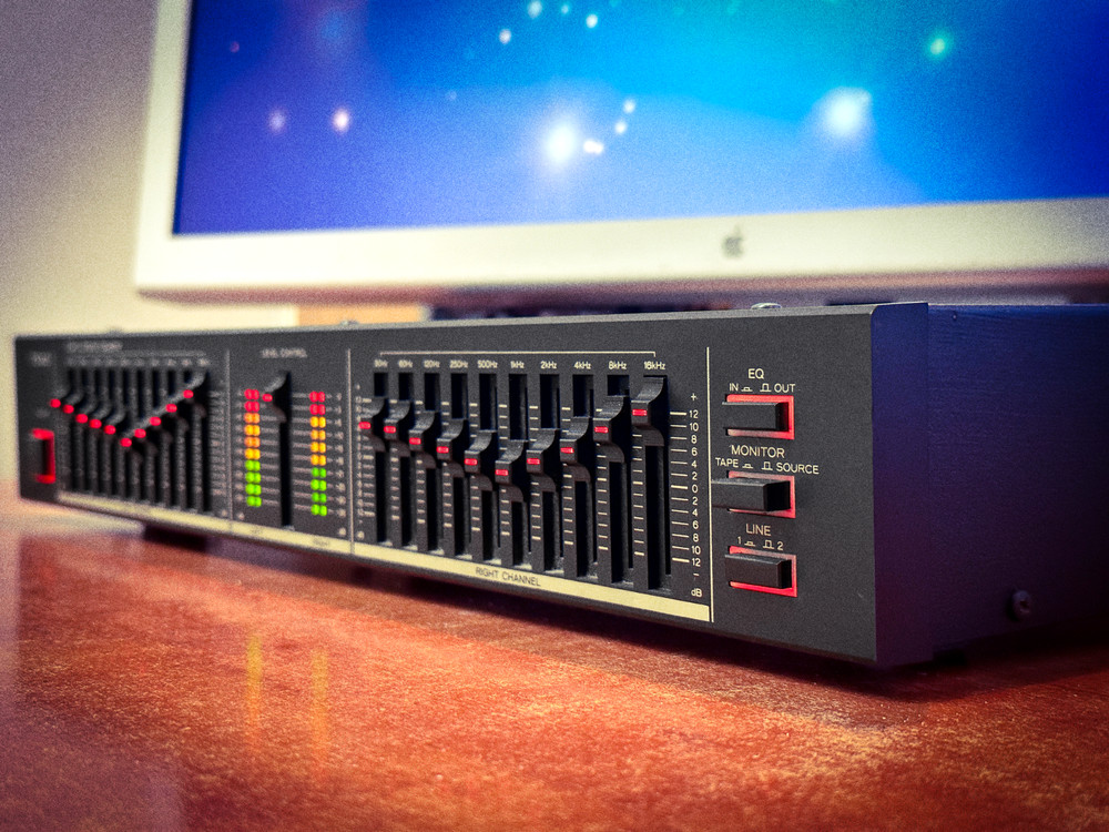 TEAC EQA-5 🌈RaRe🌈 Vintage Stereo  Equalizer