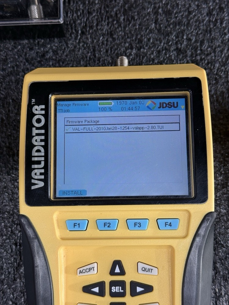 JDSU Validator NT900 and Validator Remote NT93 Network LAN Ethernet Cable Tester