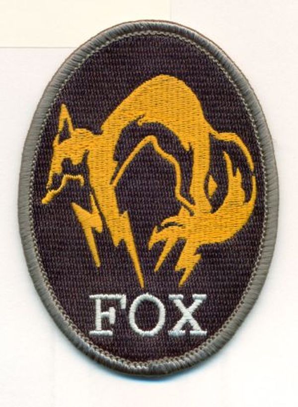 OVAL FOXHOUND PATCH - GRAY - FXDND7