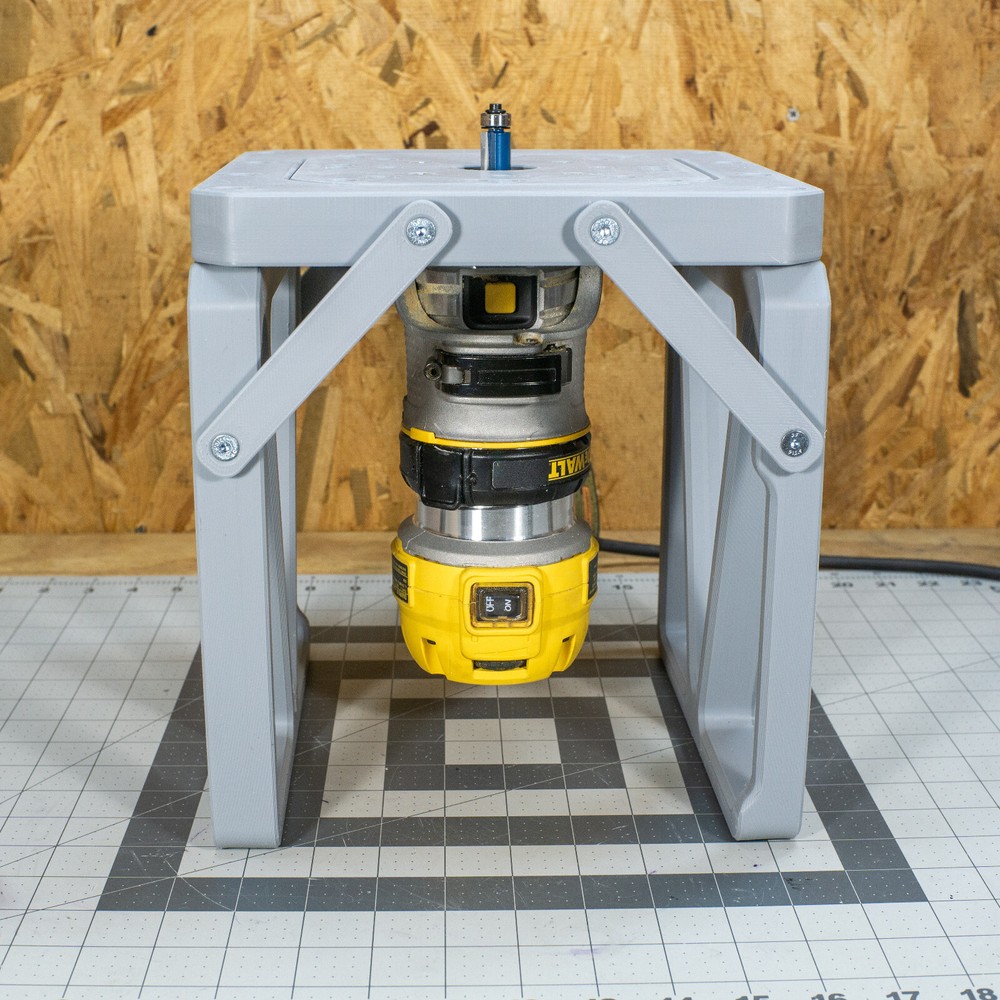 Mini Benchtop Router Table for DeWalt DWP611 & DW616 Fixed Base Routers