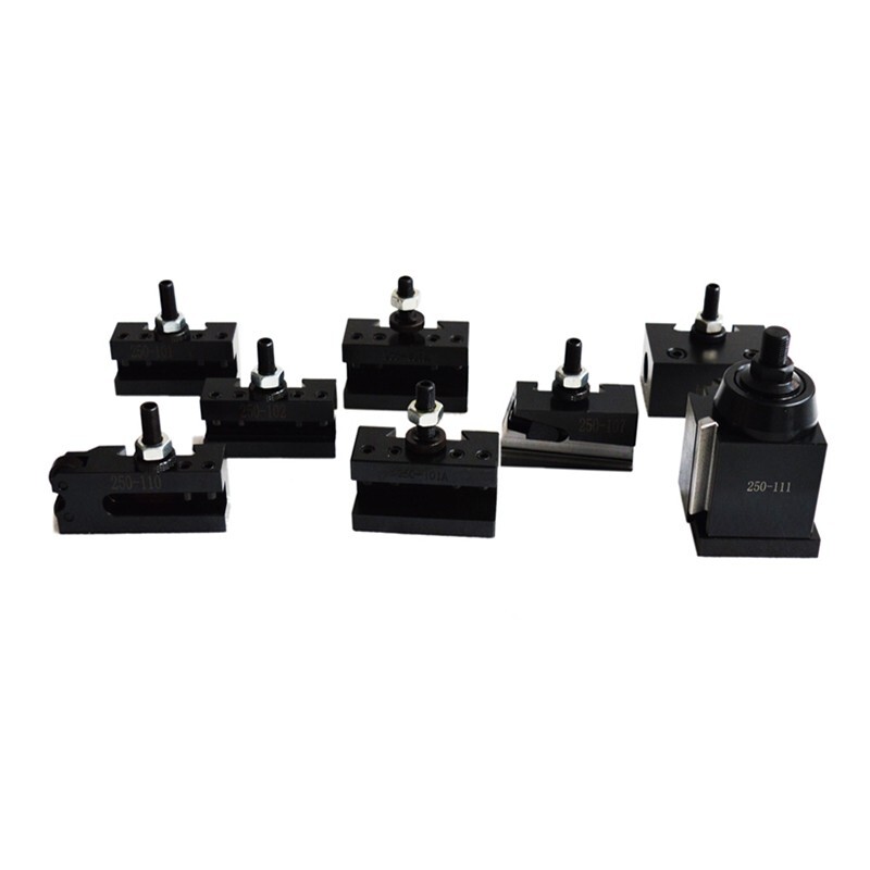 8 PCS/Set Machine Tool Fixture High Precision Quick Change Tool Post Lathe