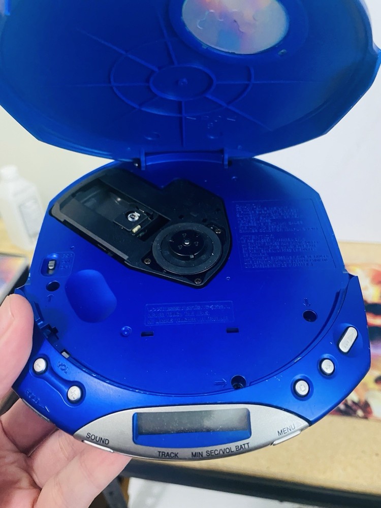 Sony Walkman ESP-MAX D-E350 Vintage Blue Tested Working