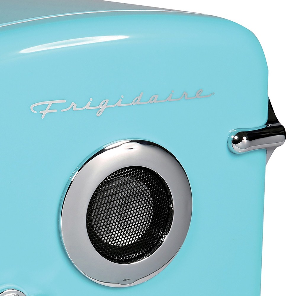 6-Can Retro Portable Beverage Refrigerator, Bluetooth Speaker