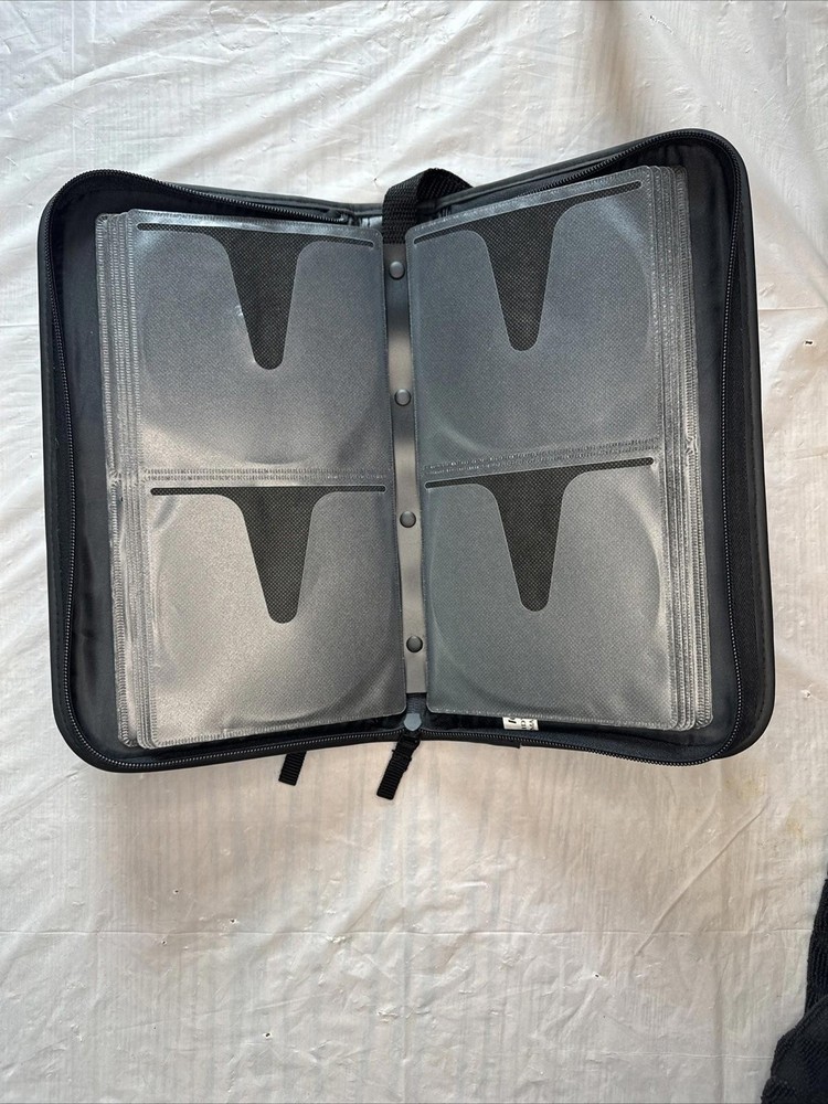 ICON Zippered CD Storage Wallet Case - Holds 64 Discs