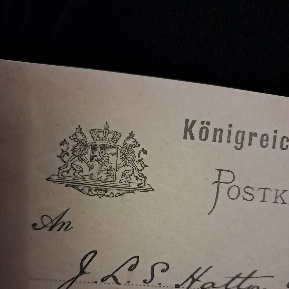 1894 GERMANY TO UK POSTCARD