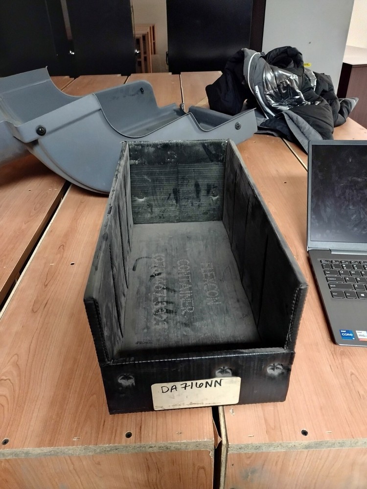Flexcon/Poly Carbon Container, Small, Dimensions 17 3/4x8 1/2x7 1/4