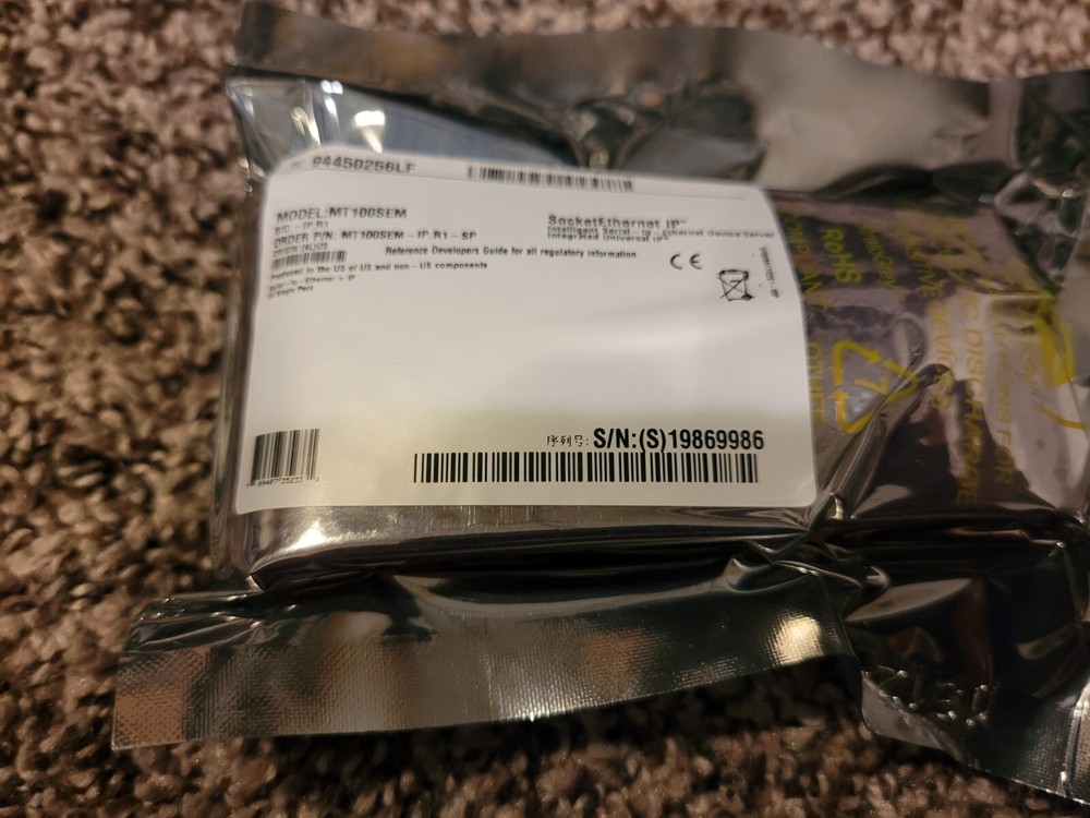 Multi-Tech MT100SEM-L-IP.R1-SP Network Modules Serial-to-Ethernet IP Device_2