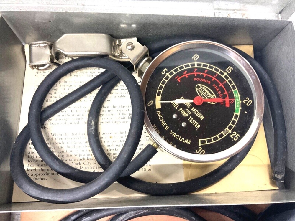 ALLSTATE COMPRESSION TESTER, ENGINE VACUUM & FUEL PUMP TESTER, TIMING LIGHT