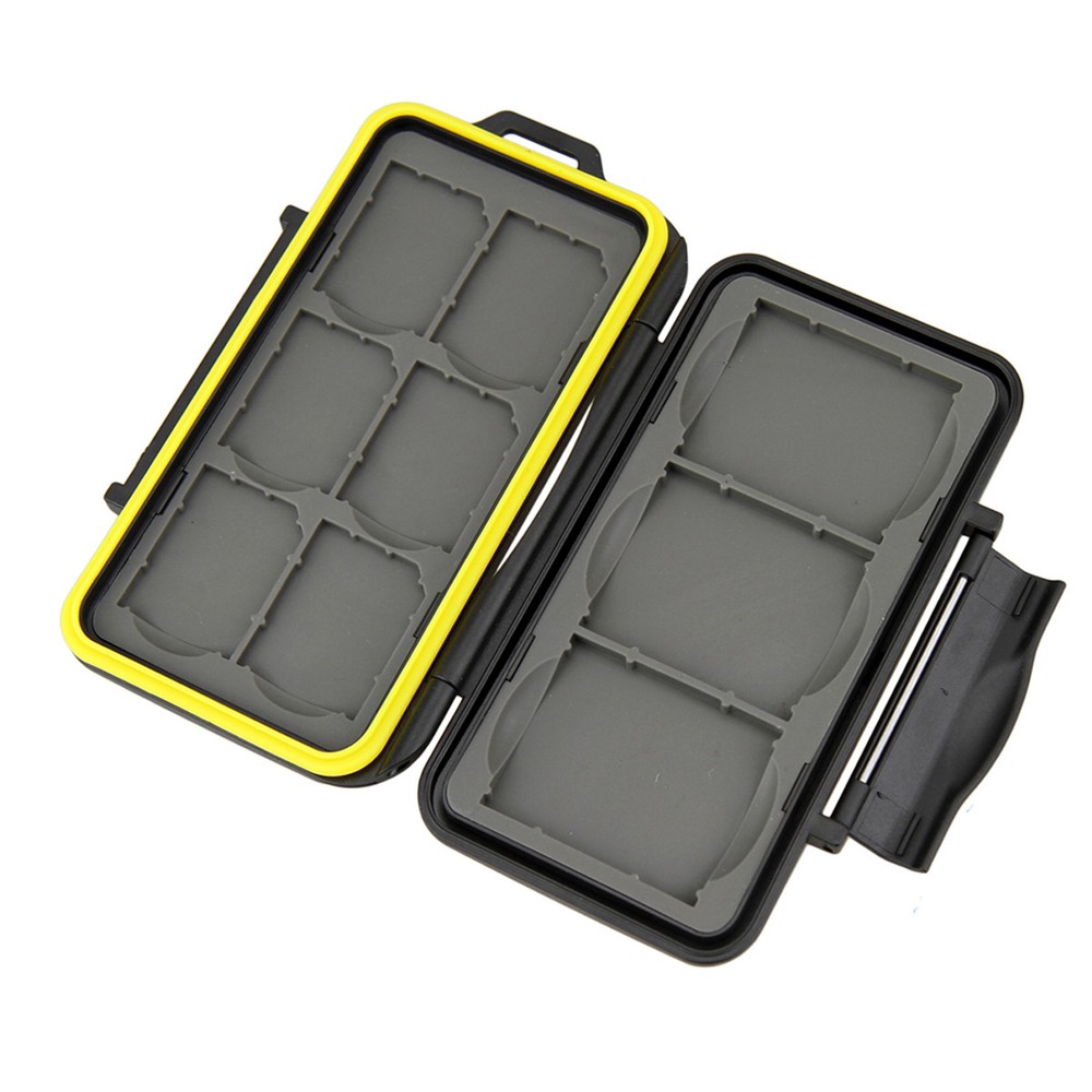 Water-resistant Shockproof Memory Case for 6 SD + 3 x CF Compact Flash Card