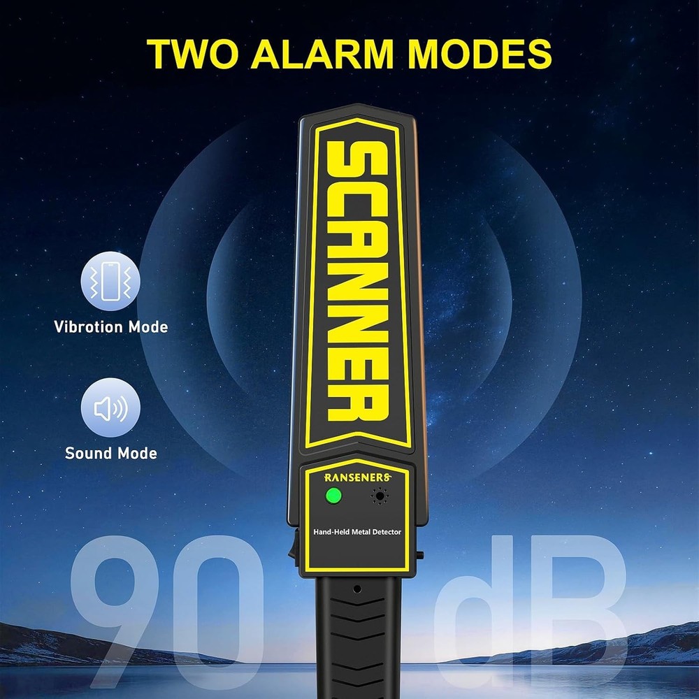 Durable Handheld Metal Detector with Adjustable Sensitivity for Enhanced Safety