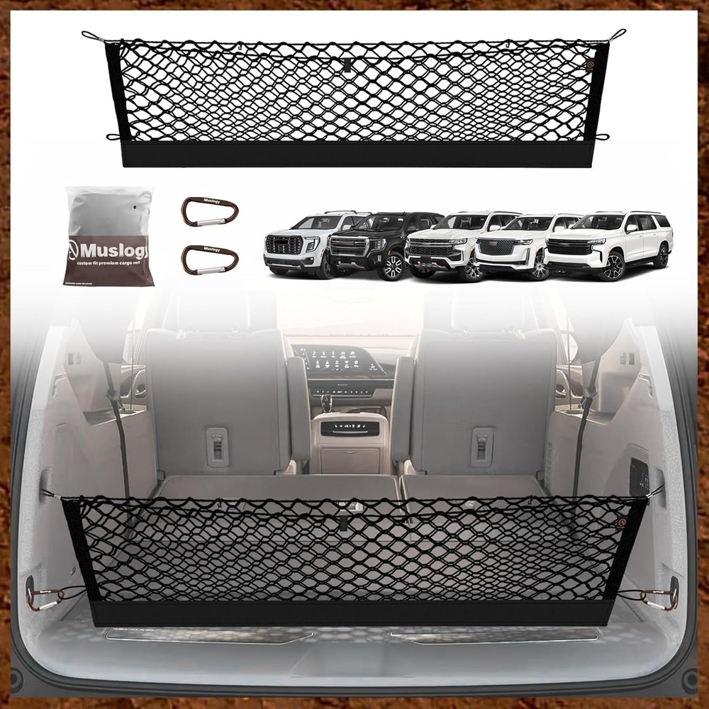 Trunk Cargo Net Envelope Style with Hooks
