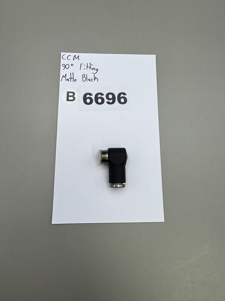 CCM 90 Degree Fitting Matte Black
