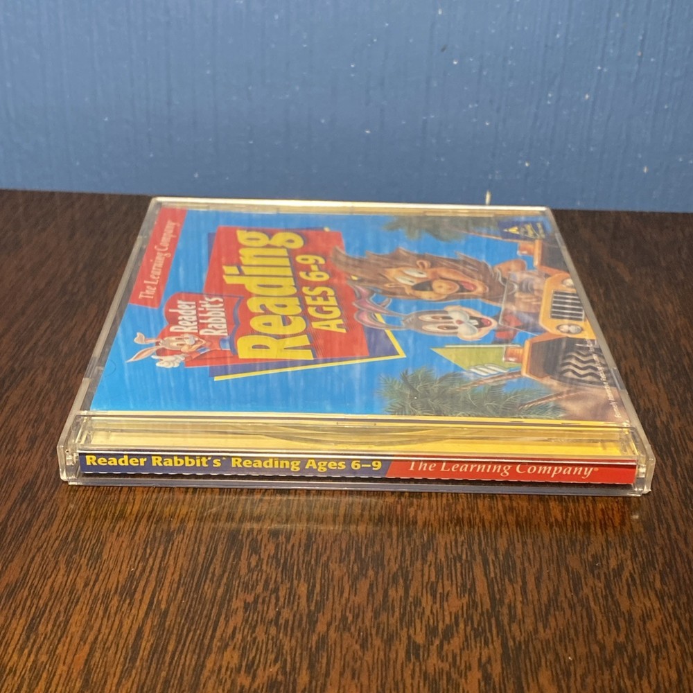 Reader Rabbit Reading Ages 6-9 PC MAC CD Rom 90s Educational Video Game VGC Copy