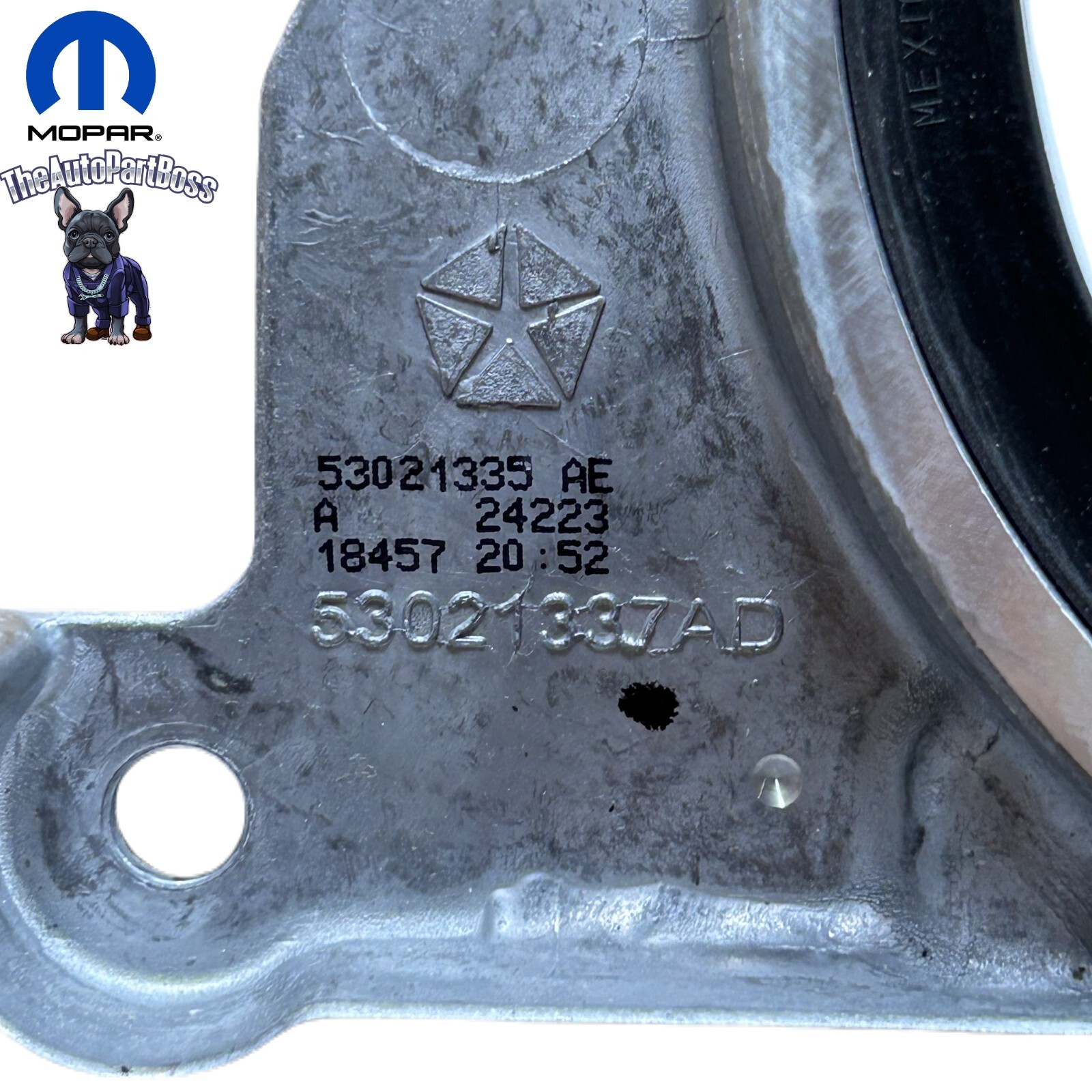 03-24 HEMI Crankshaft Rear Oil Seal Retainer Genuine Mopar 53021335AE