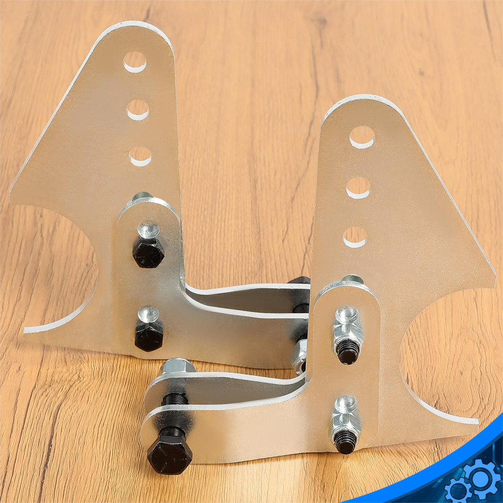 New Universal Coilover Shock Mount Kit Adjustable Rear Lower Brackets