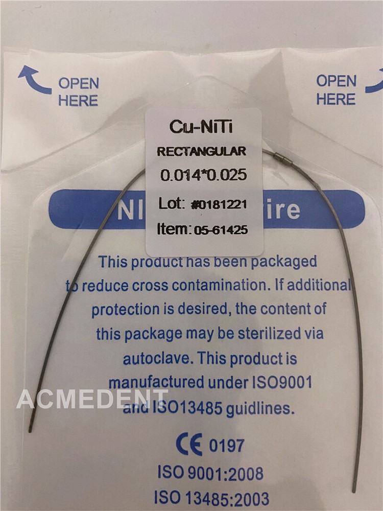 5Pcs Dental Copper Niti Cu Wires Arch Ormco DAMON Q Rectangular Wire Stops