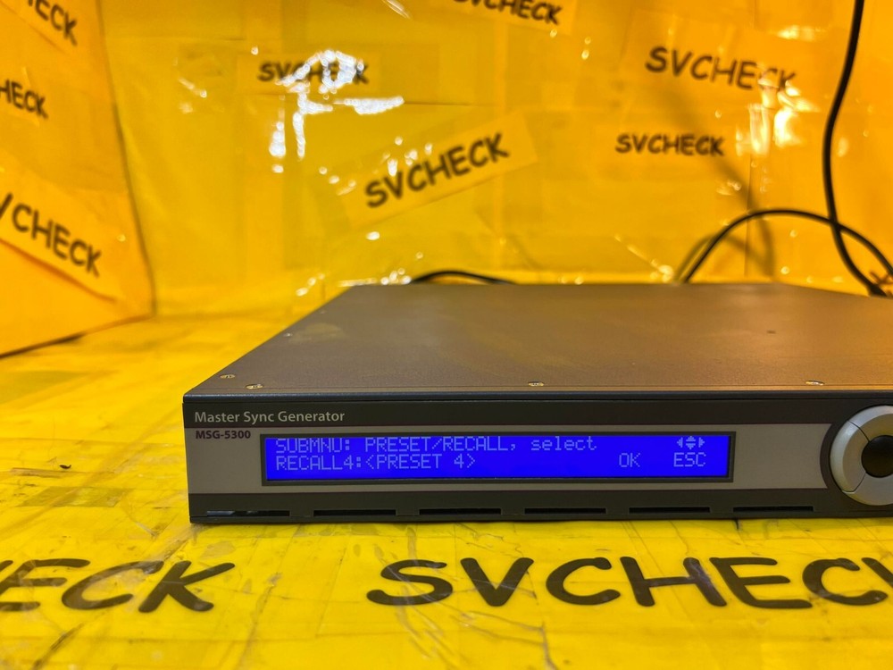 Belden Miranda MSG-5300HD Master Sync Generator Quad HD Tri Level MSG-OPT-8611