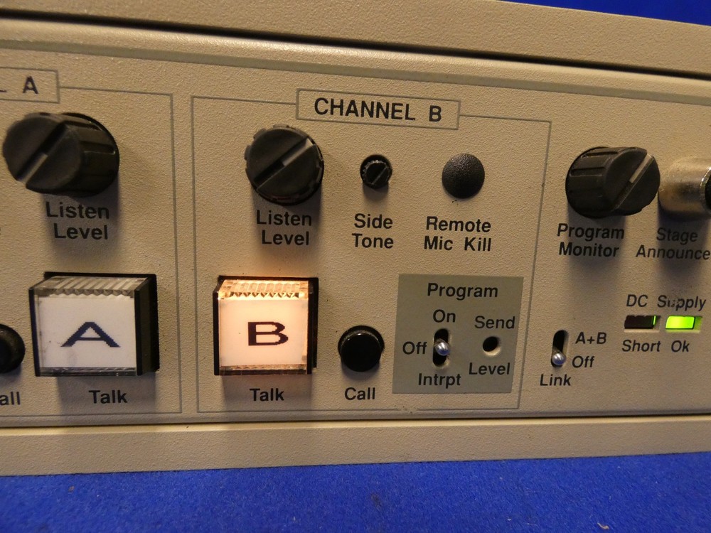 ClearCom MS-222 2-Channel Main Station (no mic)