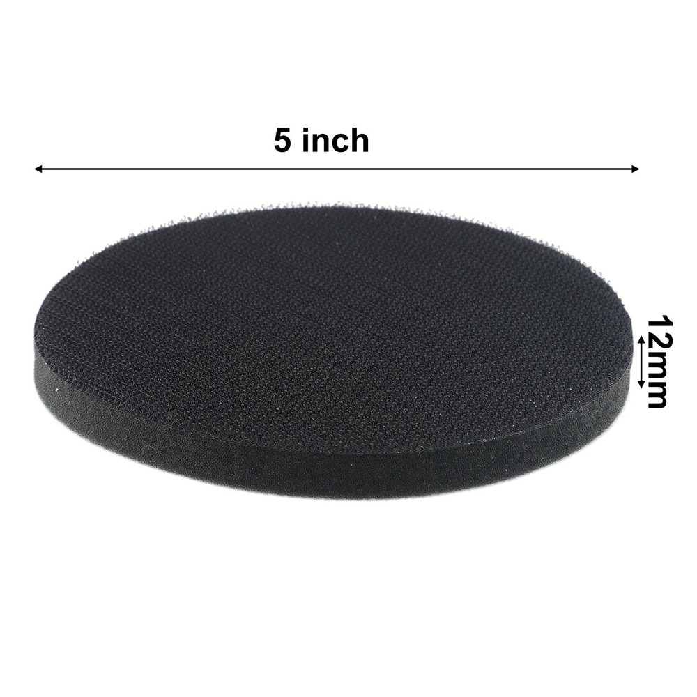 2.5x12.7cm Hook Soft Foam Interface Grinding Wheel Buffer Backing Protect Pad
