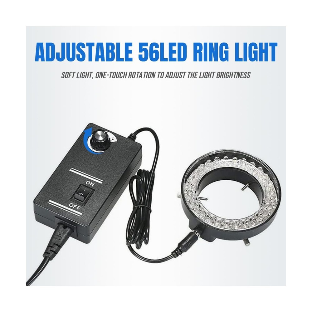 White Binocular Head for Stereo Microscope – Replacement Viewing Accessory