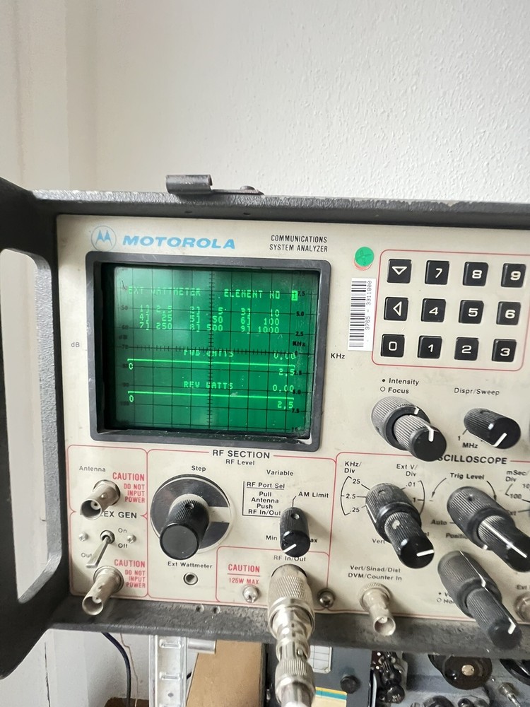 Motorola Communications System Analyzer