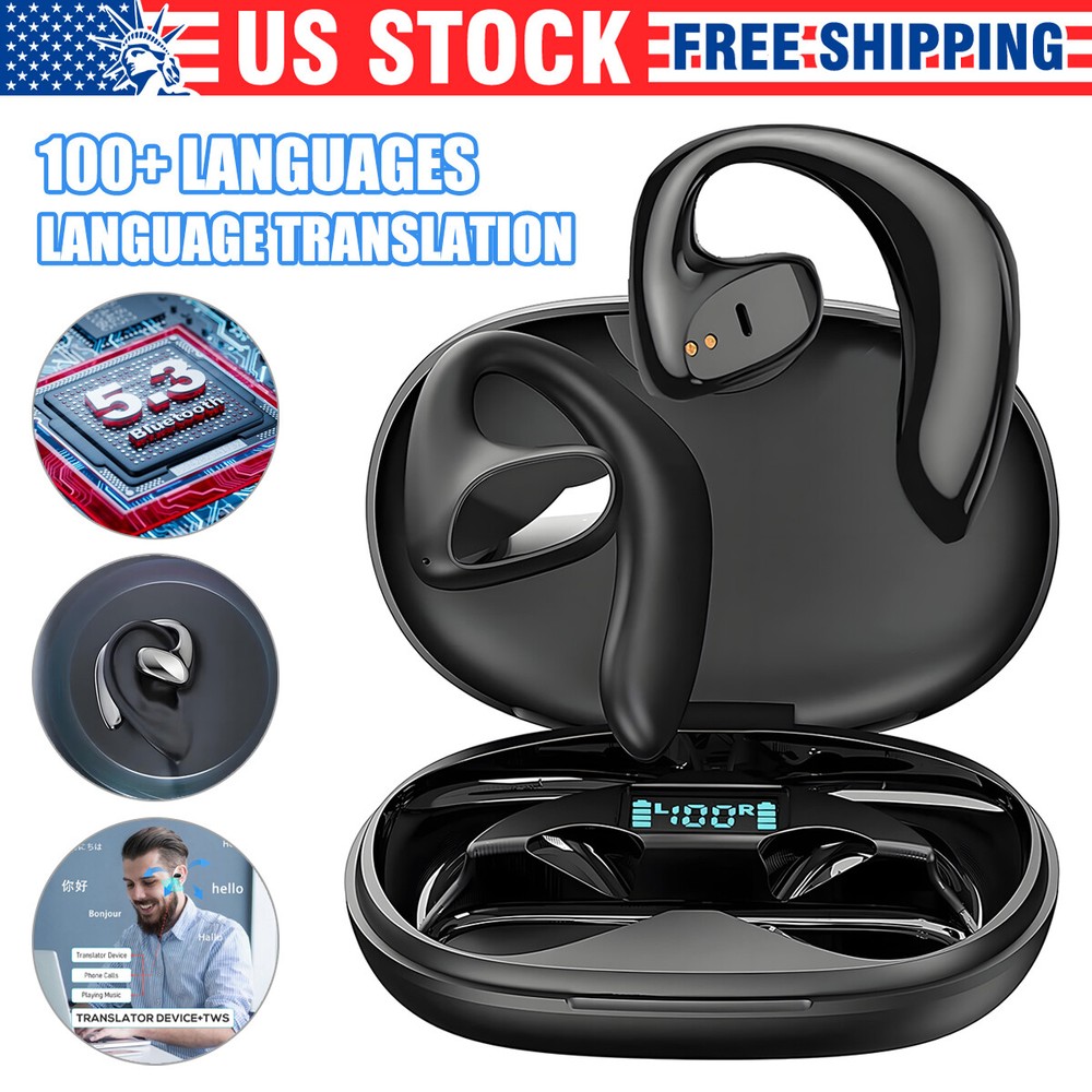 144 Language Translator Earbuds M8 Wireless Bluetooth Two Way Translator Device