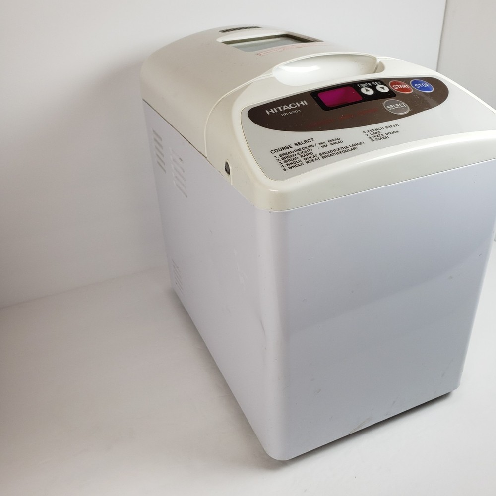 Hitachi HB-D301 Automatic Home Bakery White Bread Machine WORKING