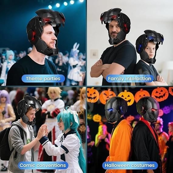 Autoking Iron Man Helmet MK5 1/1 Voice-controlled Mask Transform Cosplay Prop