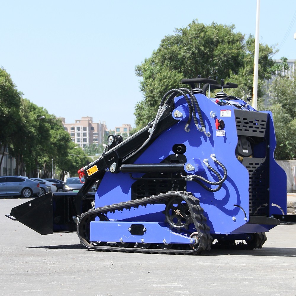 Mini Skid Steer 22HP Twin Cylinder Tracked Loader Rotarydri