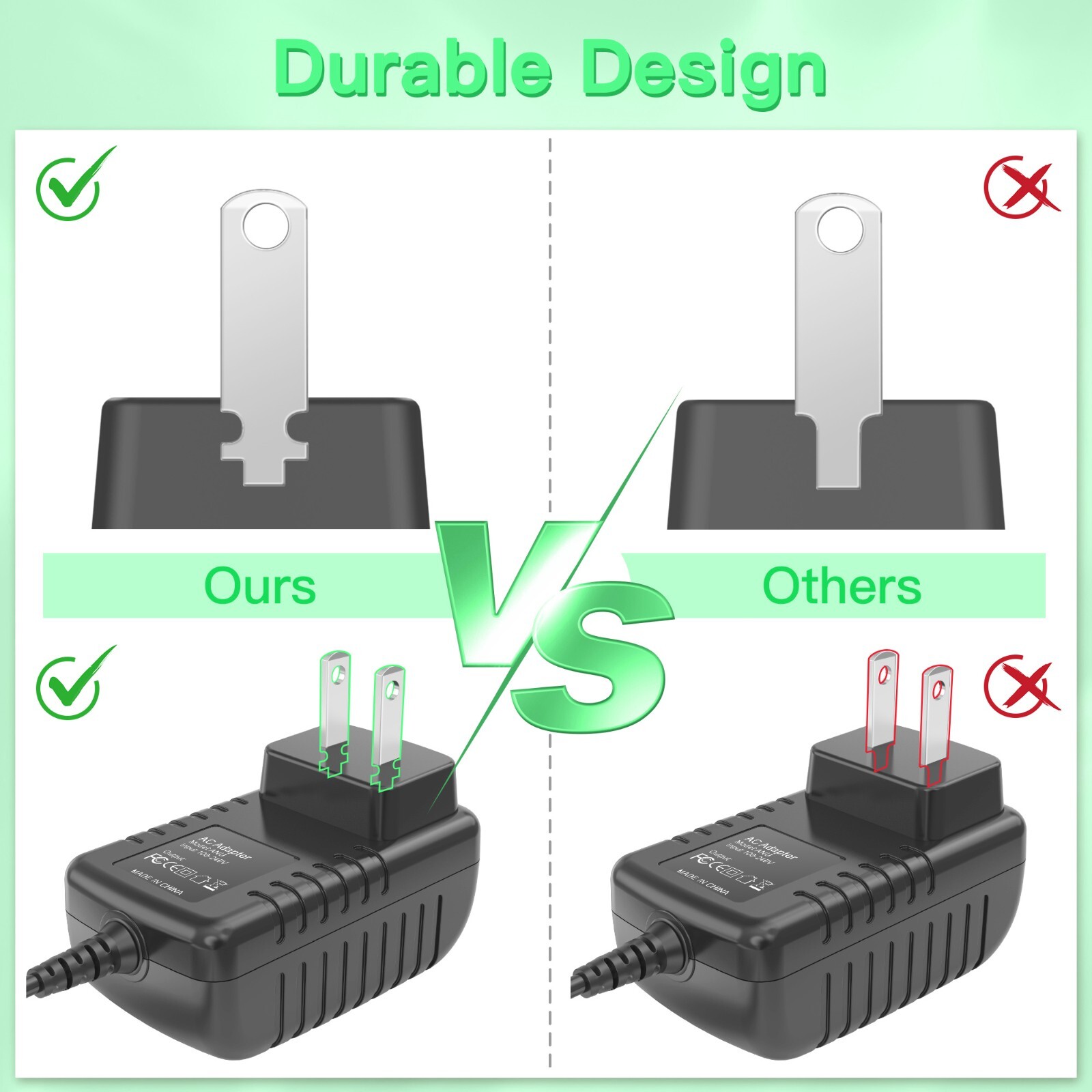 6 Volt Battery Charger Fits for Ride On Toys 6V Kids Ride On Car Charger
