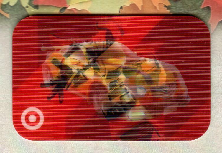 TARGET Transformers ( 2020 ) Lenticular Gift Card ( $0 )