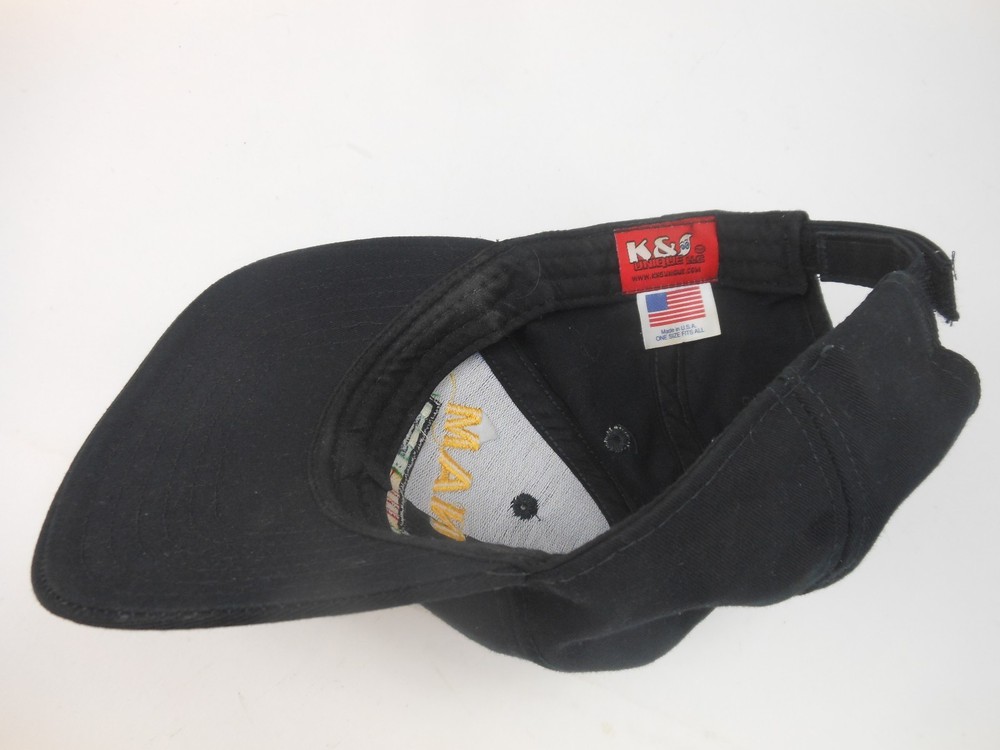 Vietnam Veteran Baseball Cap Black Hat