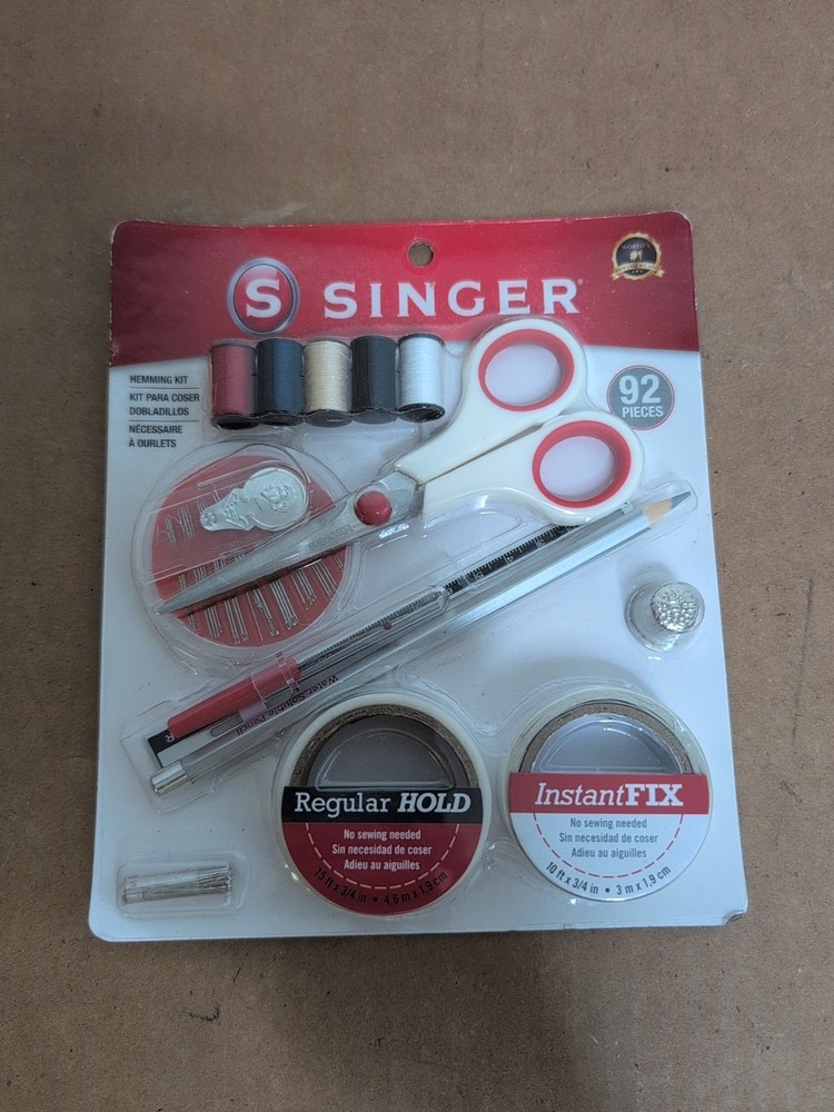 Singer 92pc. Hemming Kit! Item #00750 NIP