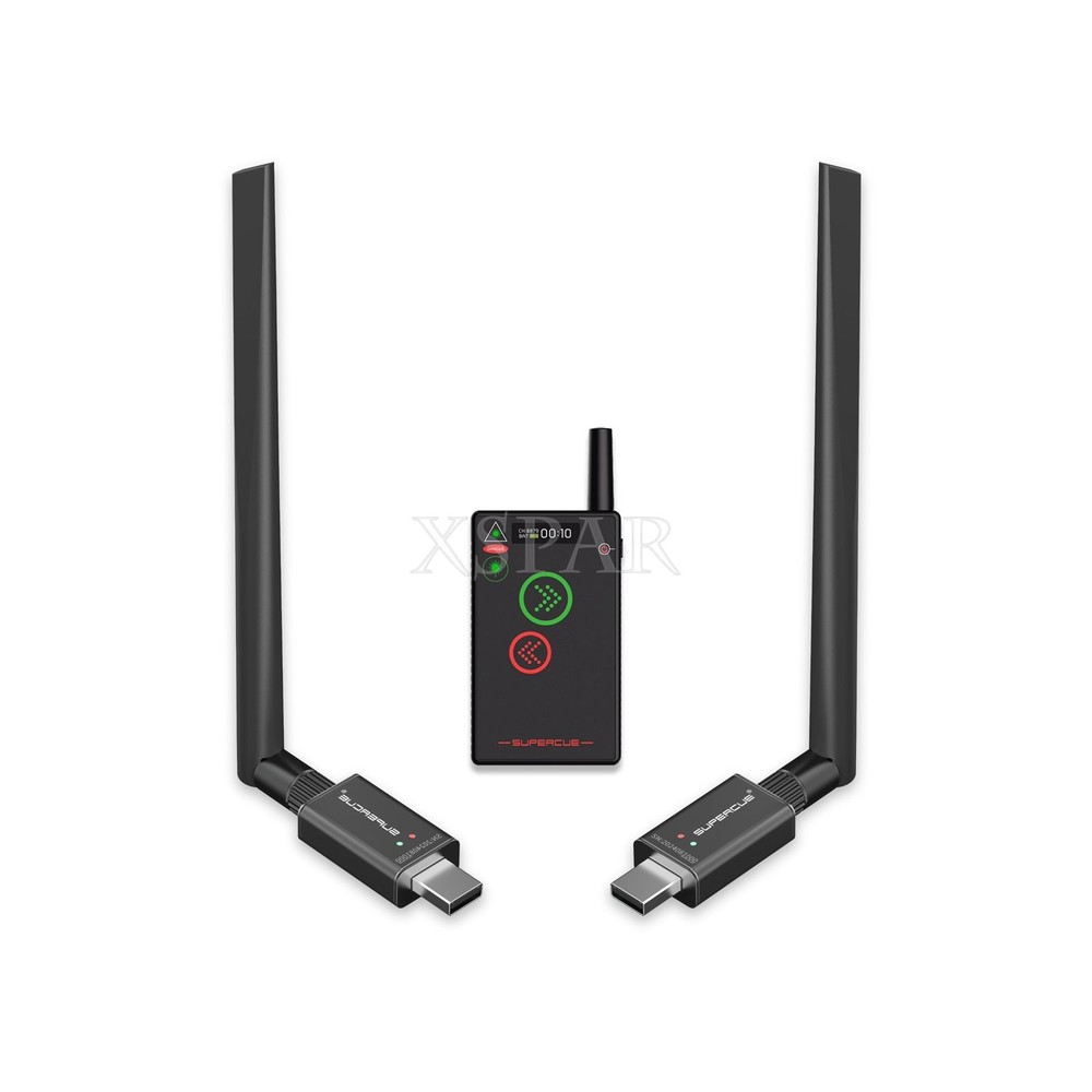 SuperCue Dual Version Green Laser PPT Presentation Controller with Two Receiver