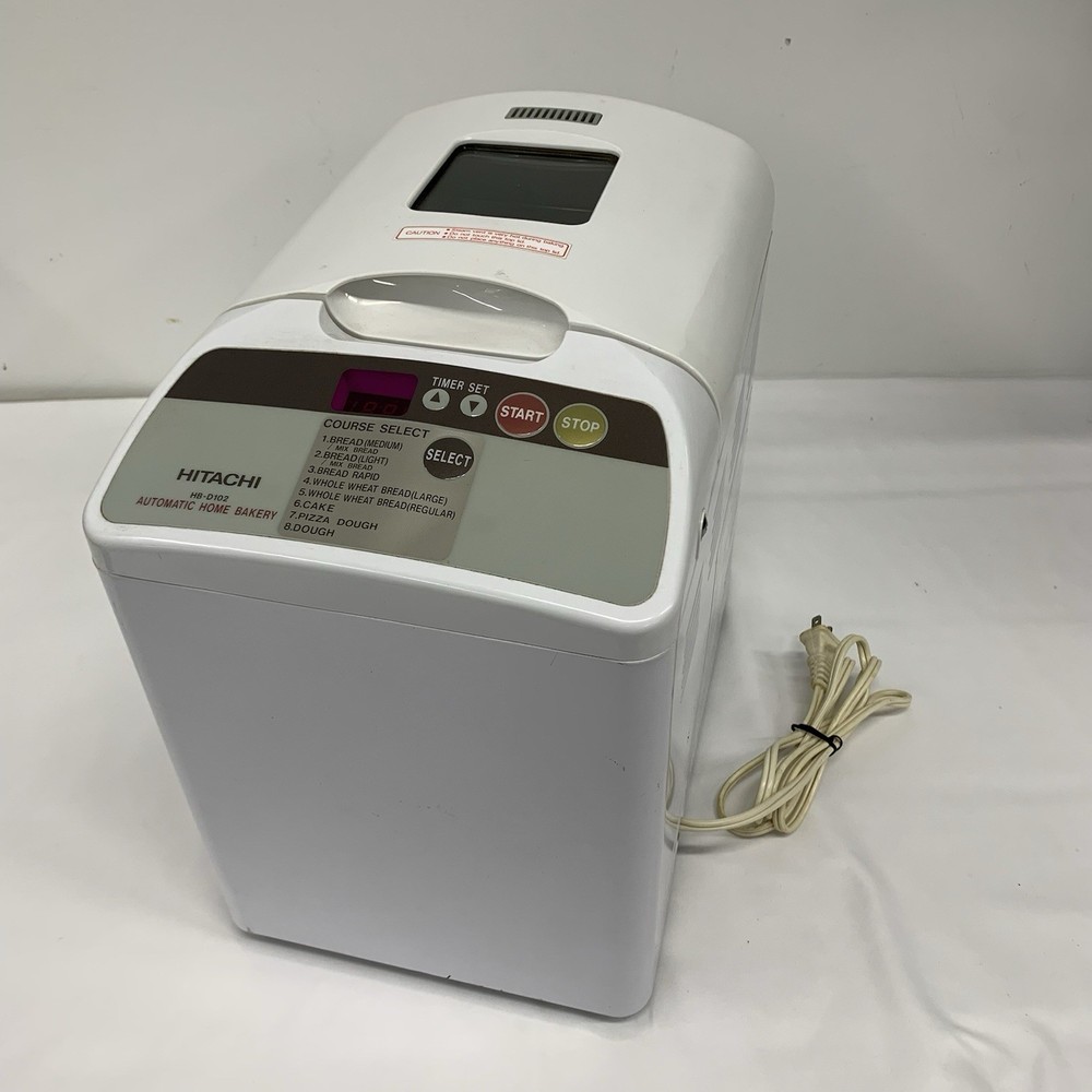 Hitachi Automatic Home Bakery Bread Maker Machine HB-D102 Tested