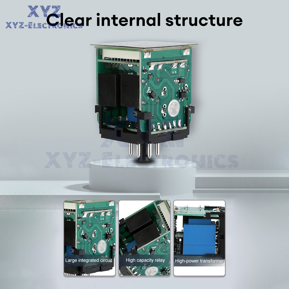 DH48S Smart Digital Delay Time Relay Precision Programmable Cycle W/ Socket Base