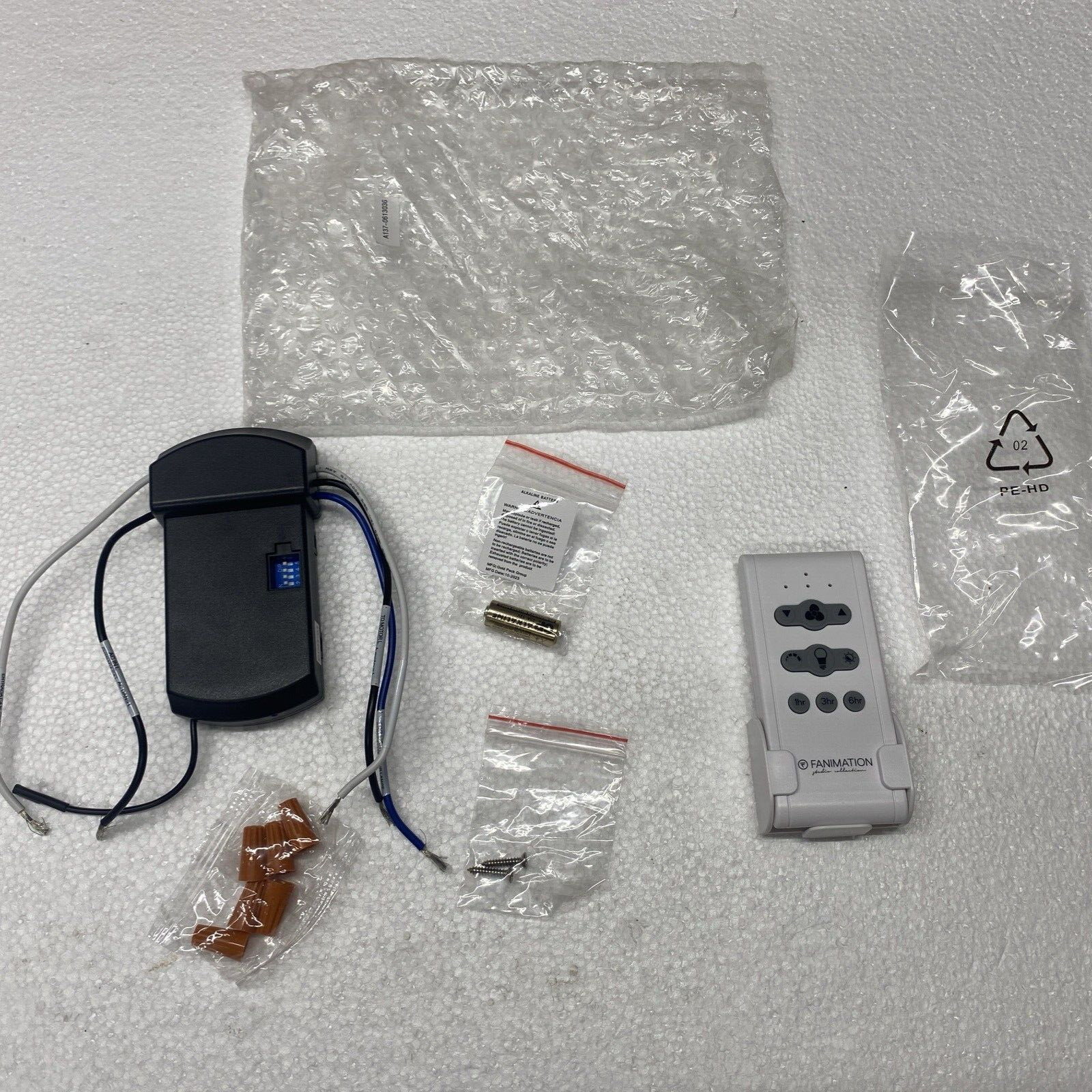 Fanimation Receiver & Remote MR181A-3 Ceiling Fan RCCA050050005 JH-01